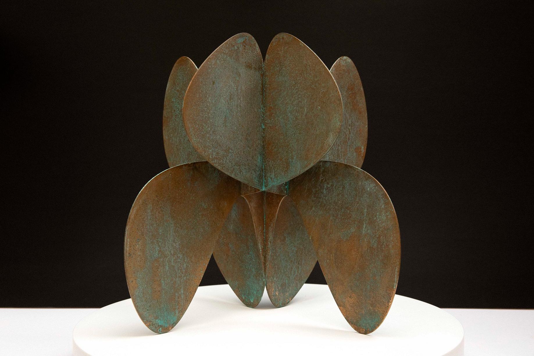 Barricada n°11 b S par A. Vega Beuvrin - sculpture abstraite en bronze en vente 1