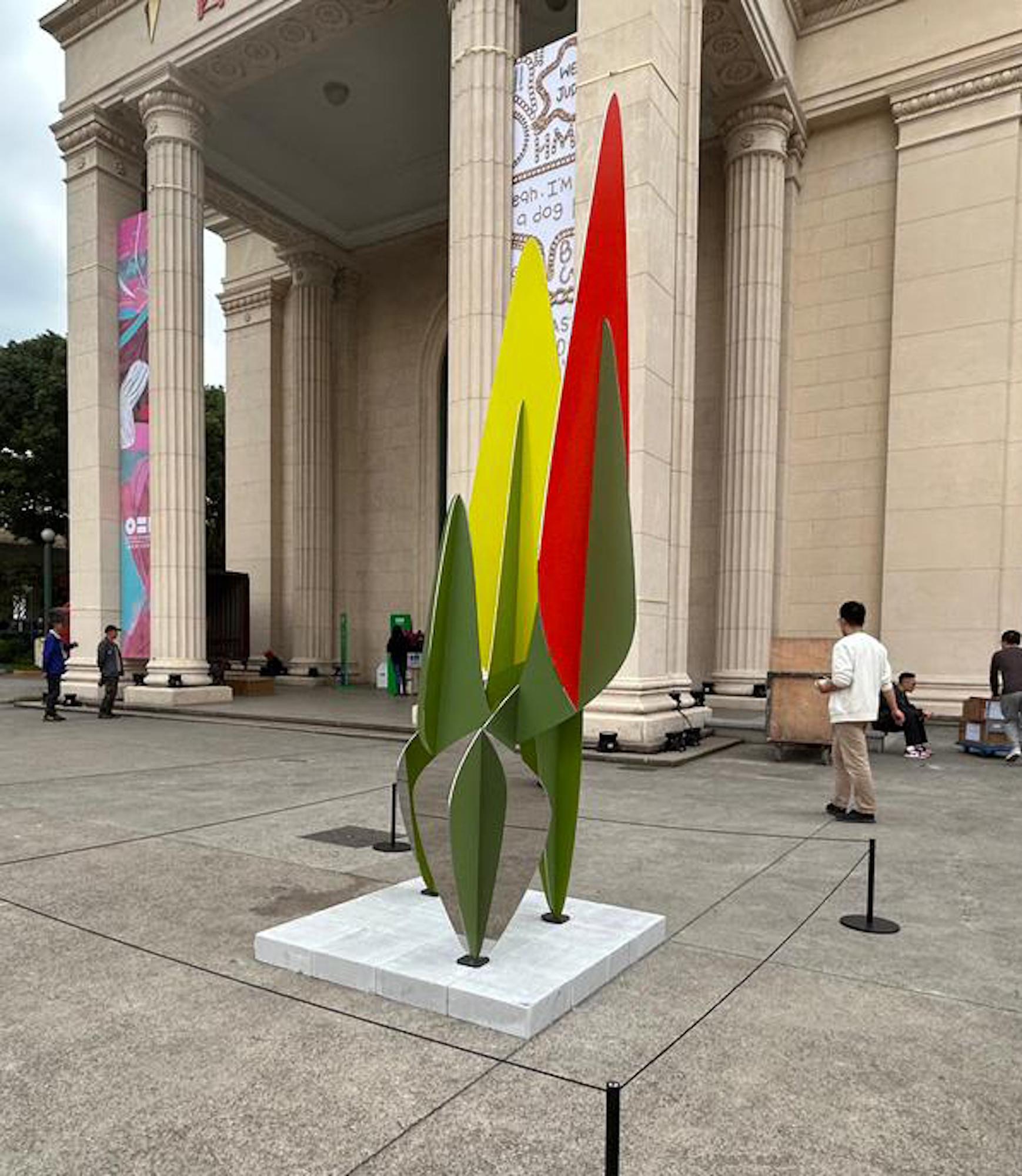 Barricada #20 aip L300 by Alejandro Vega Beuvrin - Large abstract sculpture For Sale 2