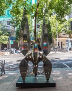 Alejandro Vega Beuvrin - Barricada #20 aip L300 di Alejandro Vega Beuvrin - Scultura astratta di grandi dimensioni Barricada #20 aip L300 di Alejandro Vega Beuvrin - Scultura astratta di grandi dimensioni