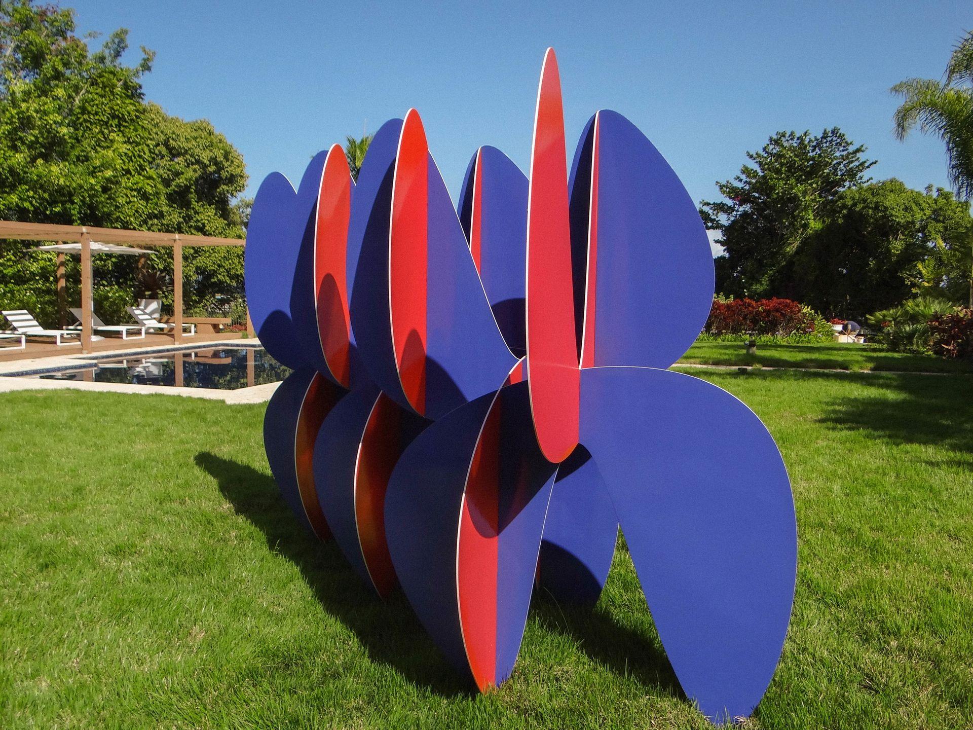 Barricada #4 L by Alejandro Vega Beuvrin - Large abstract sculpture, minimalist For Sale 4