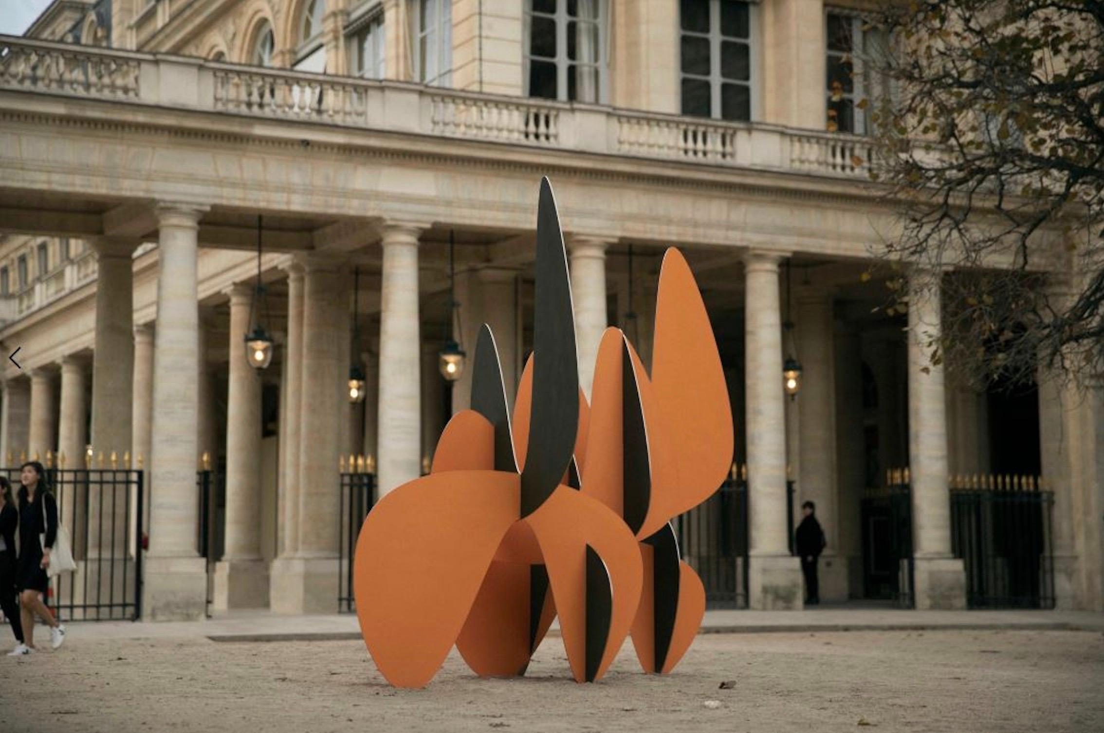 Barricada n°8 aic2 L par A. Vega Beuvrin - Grande sculpture abstraite en extérieur en vente 1