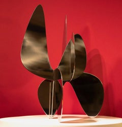 Barricada #9 aip M2 by A. Vega Beuvrin - abstract sculpture, stainless steel