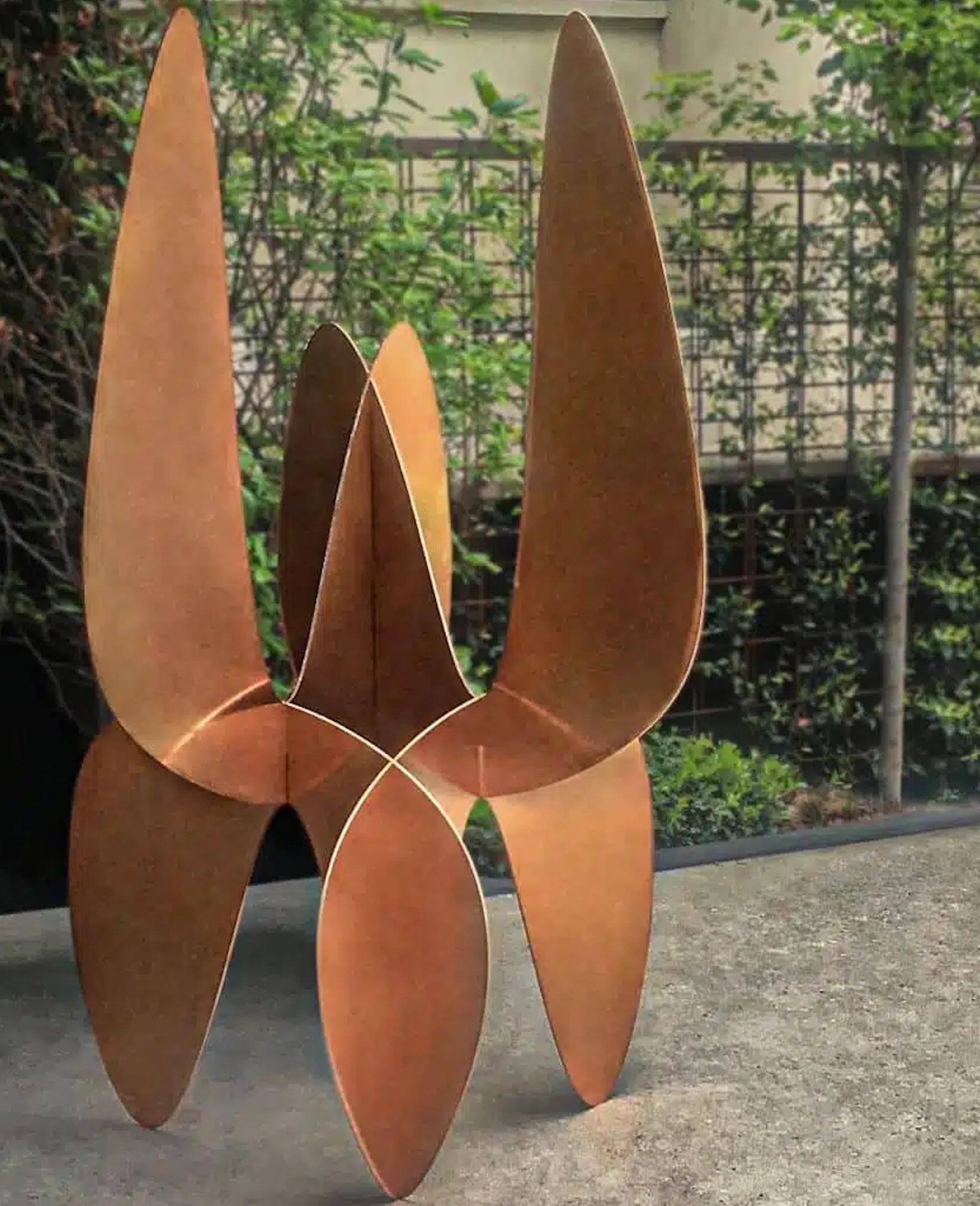 Barricada #9 b L de Alejandro Vega Beuvrin - Escultura al aire libre, formas orgánicas en venta 3