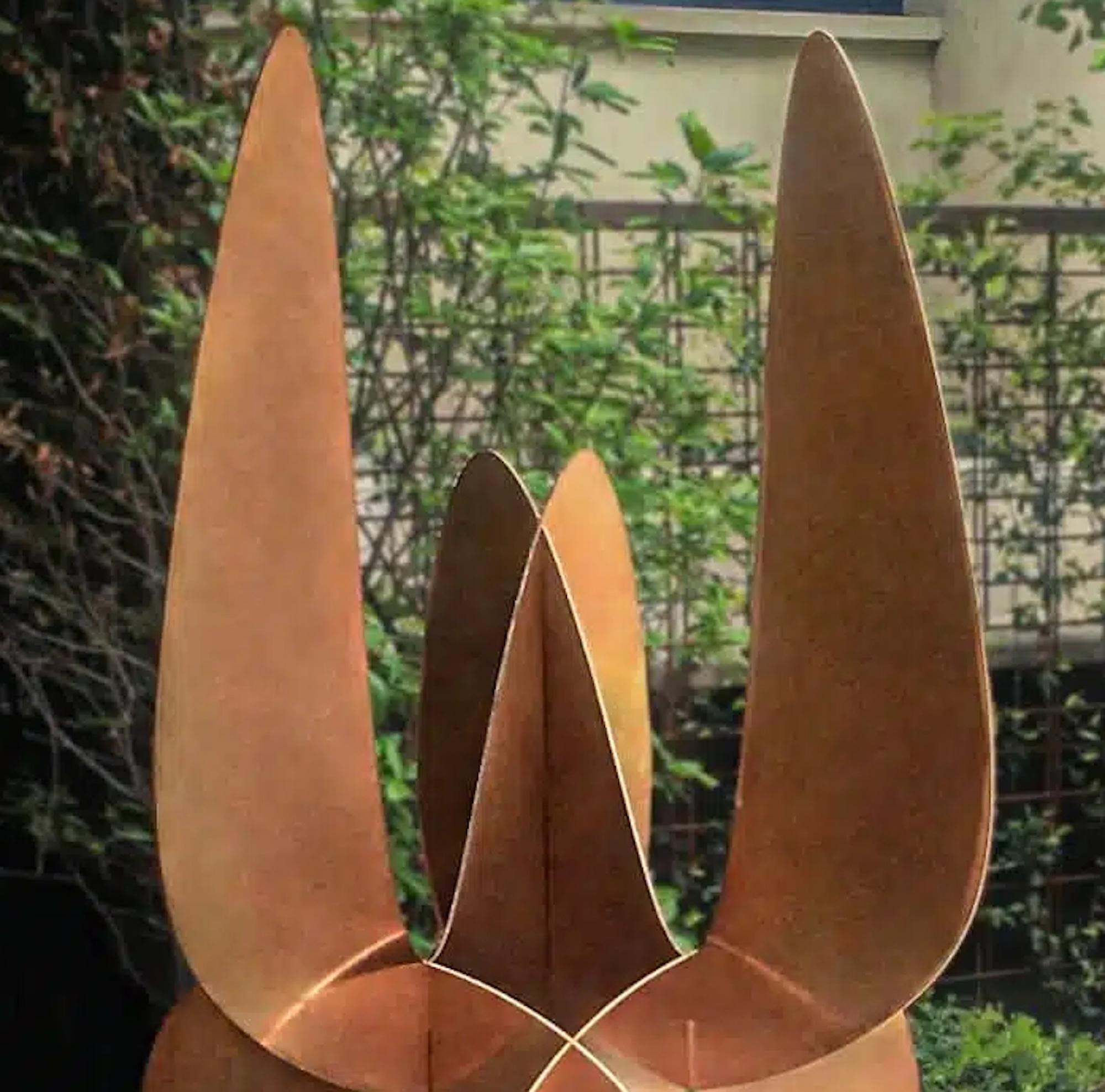 Barricada #9 b L de Alejandro Vega Beuvrin - Escultura al aire libre, formas orgánicas en venta 4