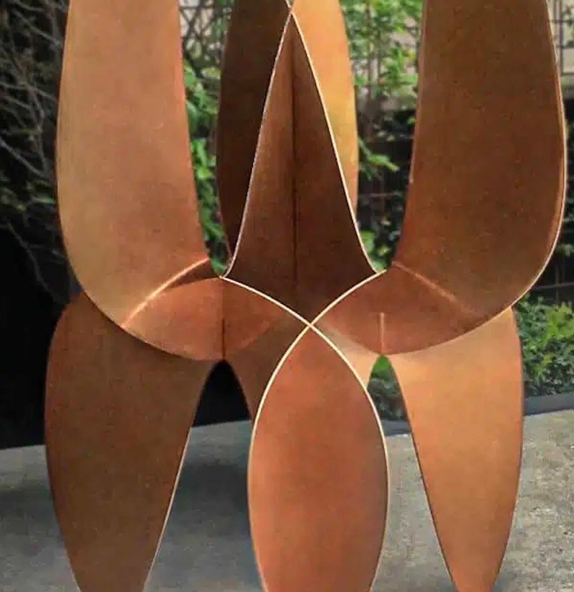 Barricada #9 b L de Alejandro Vega Beuvrin - Escultura al aire libre, formas orgánicas en venta 7