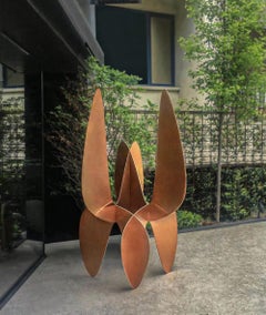 Barricada #9 b L di Alejandro Vega Beuvrin - Scultura all'aperto, forme organiche