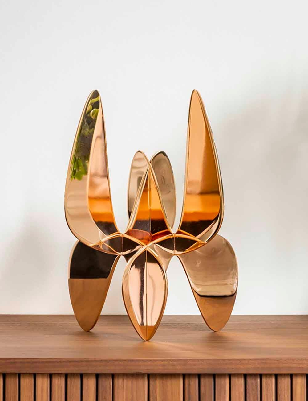 Barricada #9bpS30 di A. Vega Beuvrin - Scultura astratta geometrica contemporanea