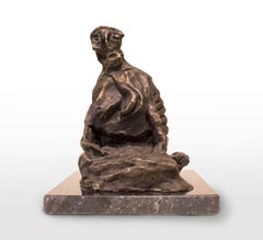 La Piedad del Zopilote, Bronze Sculpture, Contemporary Mexican Art