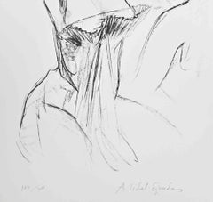 Doppelte Marilyn - Lithographie von Alejo Vidal-Quadras - Mitte des 20.