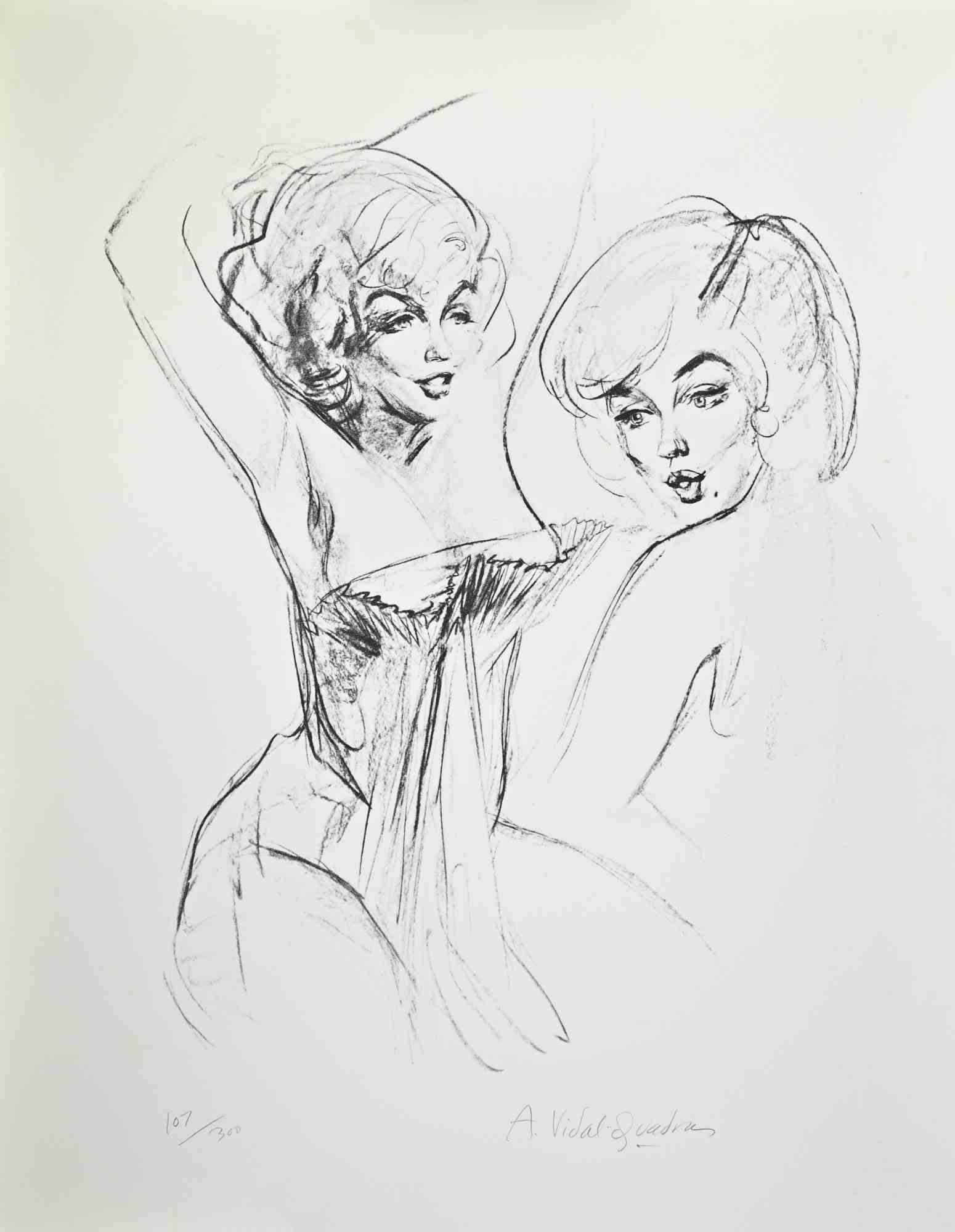 Lithograph on paper realized in 1960s.

Hand signed and numbered in pencil.

Edition of 300.

Excellent condition.