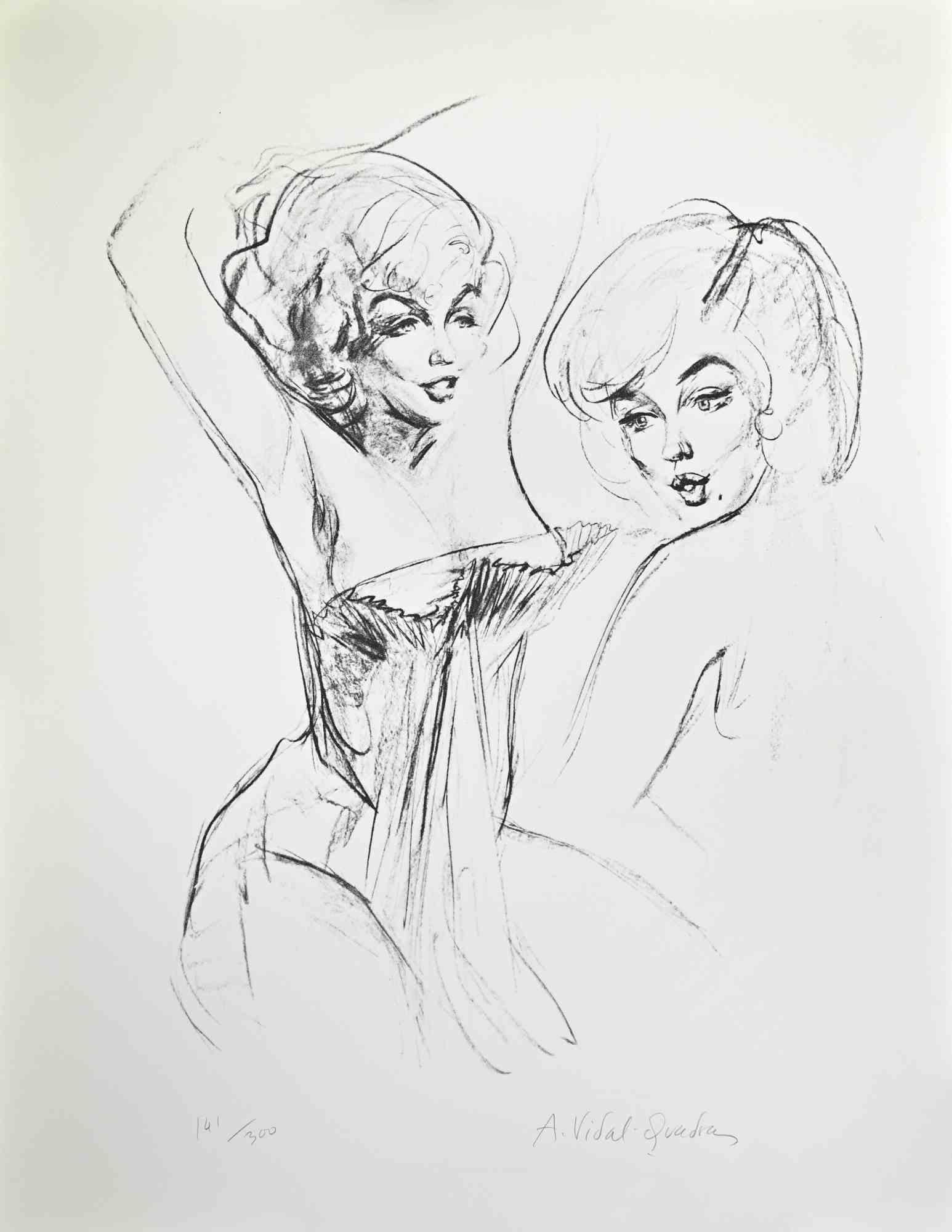 Lithograph on paper realized in 1960s.

Hand signed and numbered in pencil.

Edition of 300.

Excellent condition.
