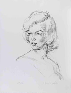 Just Marilyn - Lithograph by Alejo Vidal-Quadras - 1960s