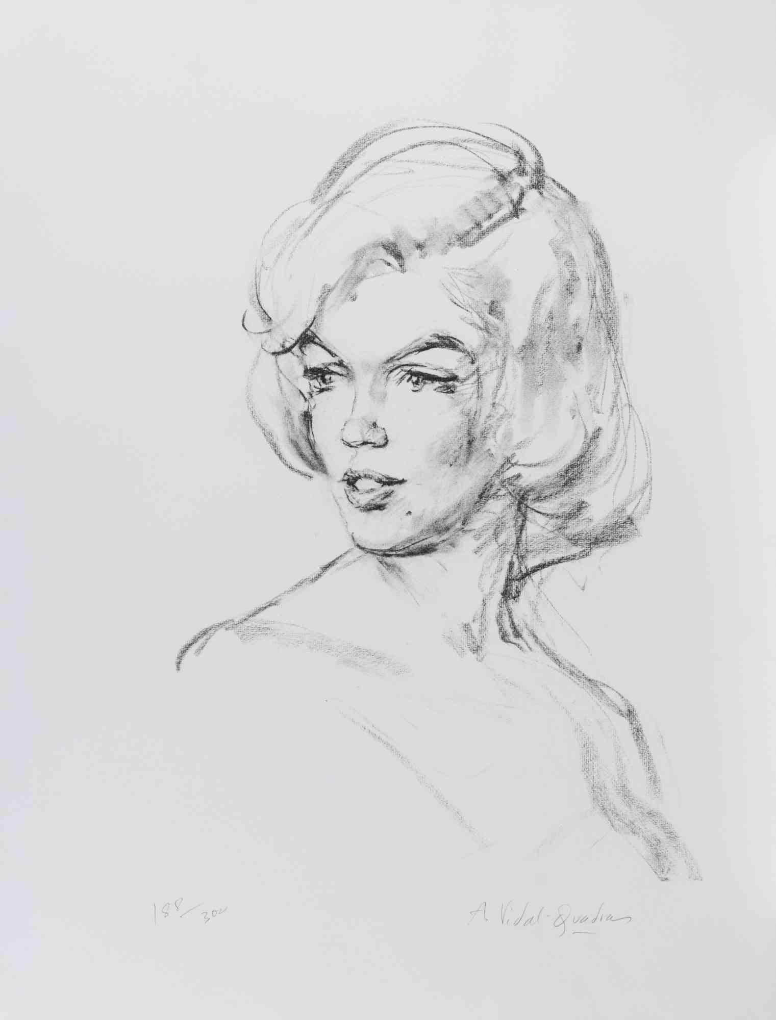 Just Marilyn - Lithograph by Alejo Vidal-Quadras - 1960s