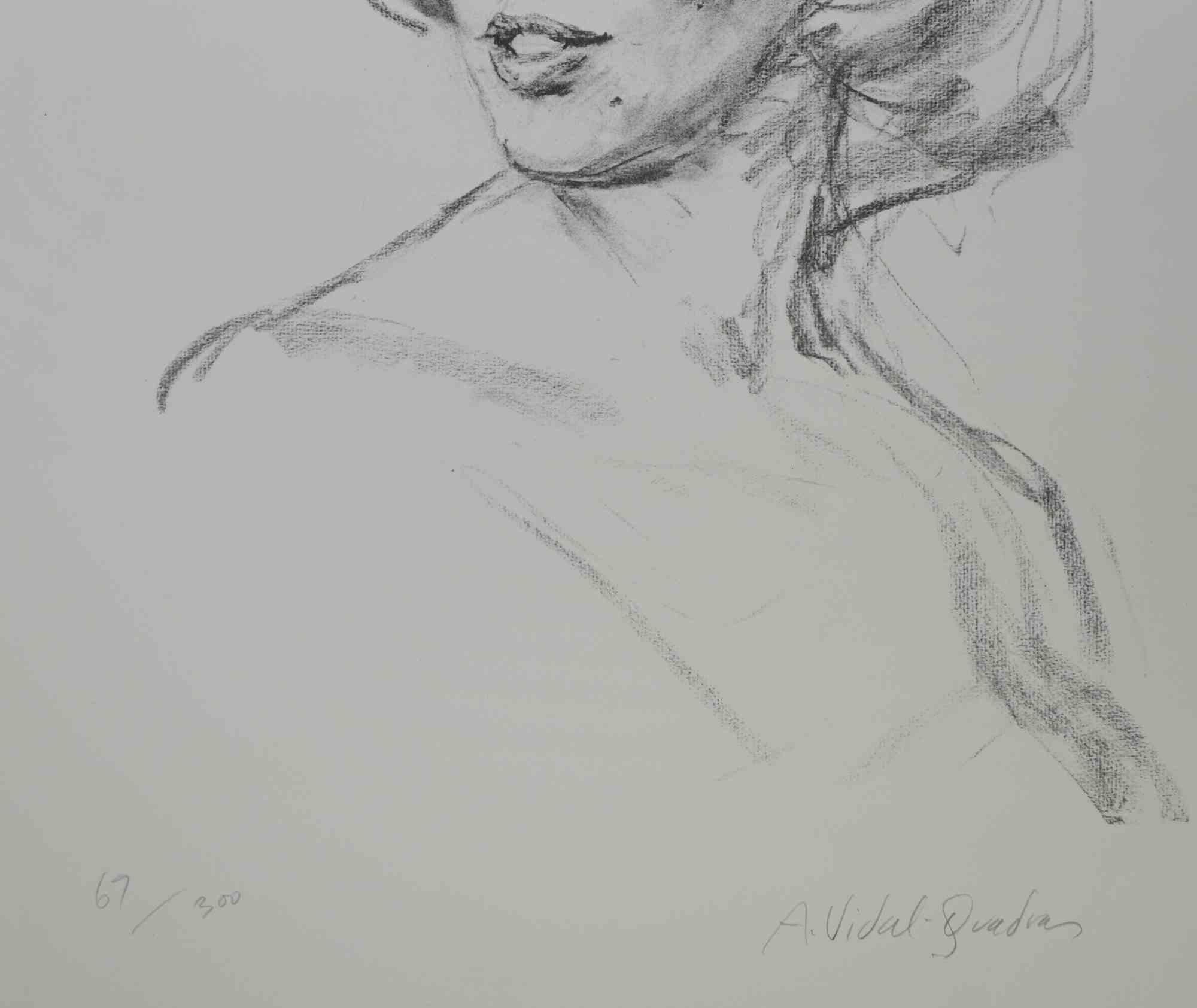 Just Marilyn - Lithograph by Alejo Vidal-Quadras - Mid-20th Century For Sale 1