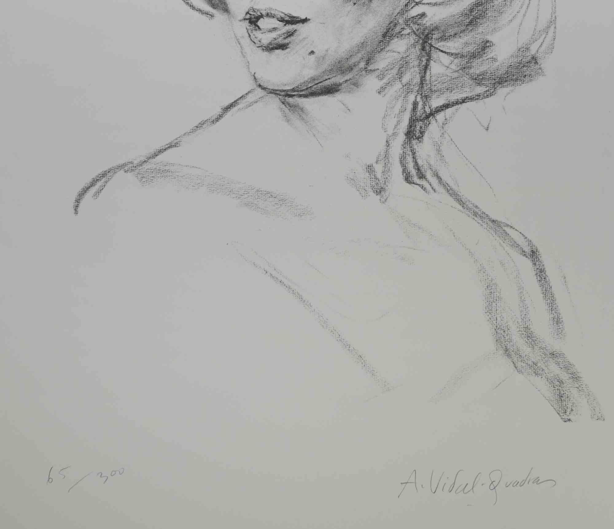 Just Marilyn - Litografía de Alejo Vidal-Quadras - Mediados del siglo XX en venta 1