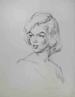 Just Marilyn - Litografía de Alejo Vidal-Quadras - Mediados del siglo XX