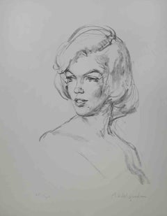 Just Marilyn - Litografia di Alejo Vidal-Quadras - Metà del XX secolo
