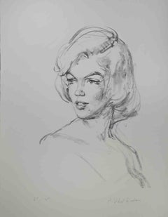 Just Marilyn - Litografia di Alejo Vidal-Quadras - Metà del XX secolo