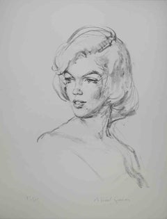 Just Marilyn - Litografia di Alejo Vidal-Quadras - Metà del XX secolo