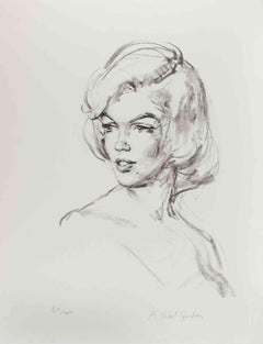 Just Marilyn - Litografia di Alejo Vidal-Quadras - Metà del XX secolo