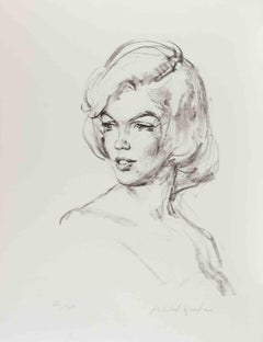 Just Marilyn - Litografia di Alejo Vidal-Quadras - Metà del XX secolo