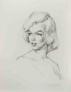 Just Marilyn - Litografia di Alejo Vidal-Quadras - Metà del XX secolo