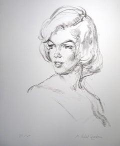 Vintage Just Marilyn - Lithograph by Alejo Vidal-Quadras - 1960s