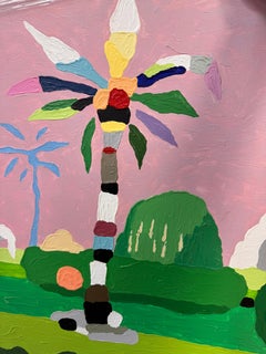Paradise Garden: Pop Inspired Landscape Painting