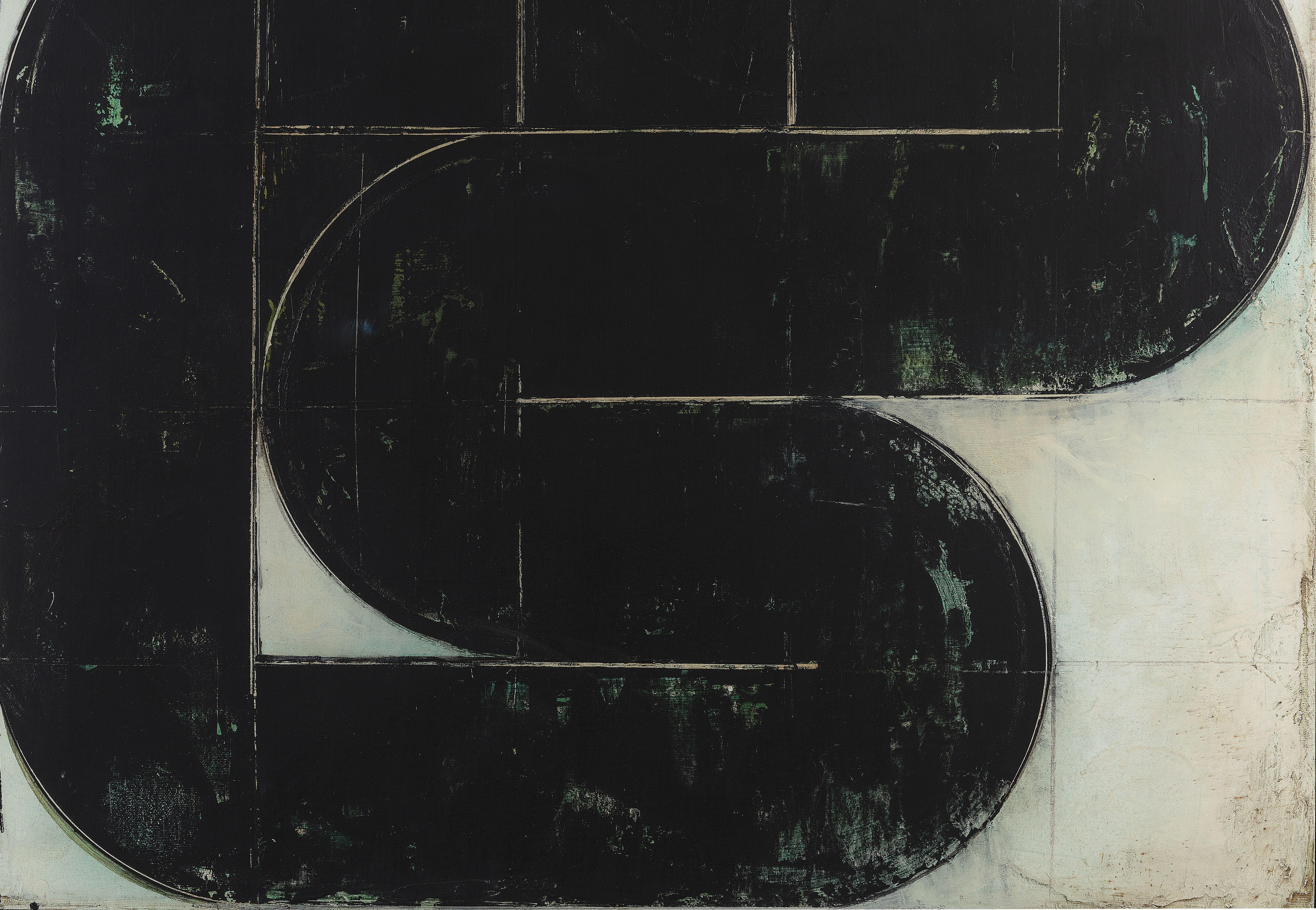 Aleksandar Bezinovic Zeitgenössische Geometrische Abstraktion Schwarz Weiß Minimalistisch im Angebot 2