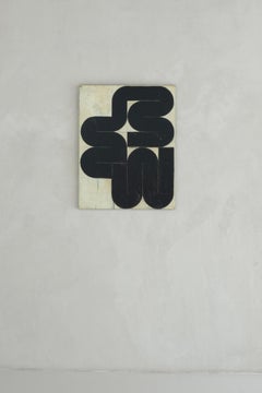 Aleksandar Bezinovic Geometric Abstraction Black Grey Contemporary Minimalist