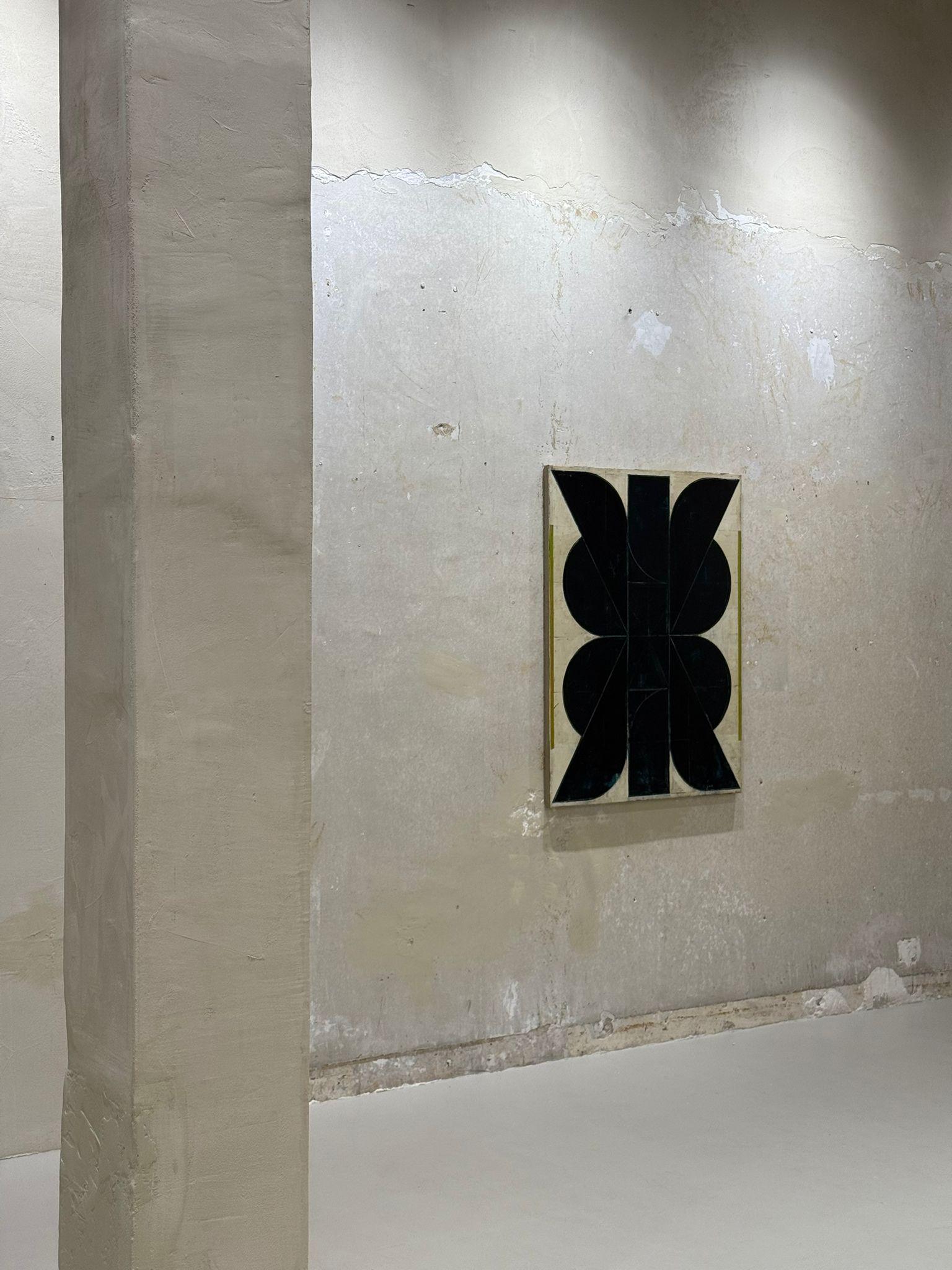 Aleksandar Bezinovic Geometrische Abstraktion Zeitgenössisch Schwarz Weiß Minimalistisch im Angebot 8