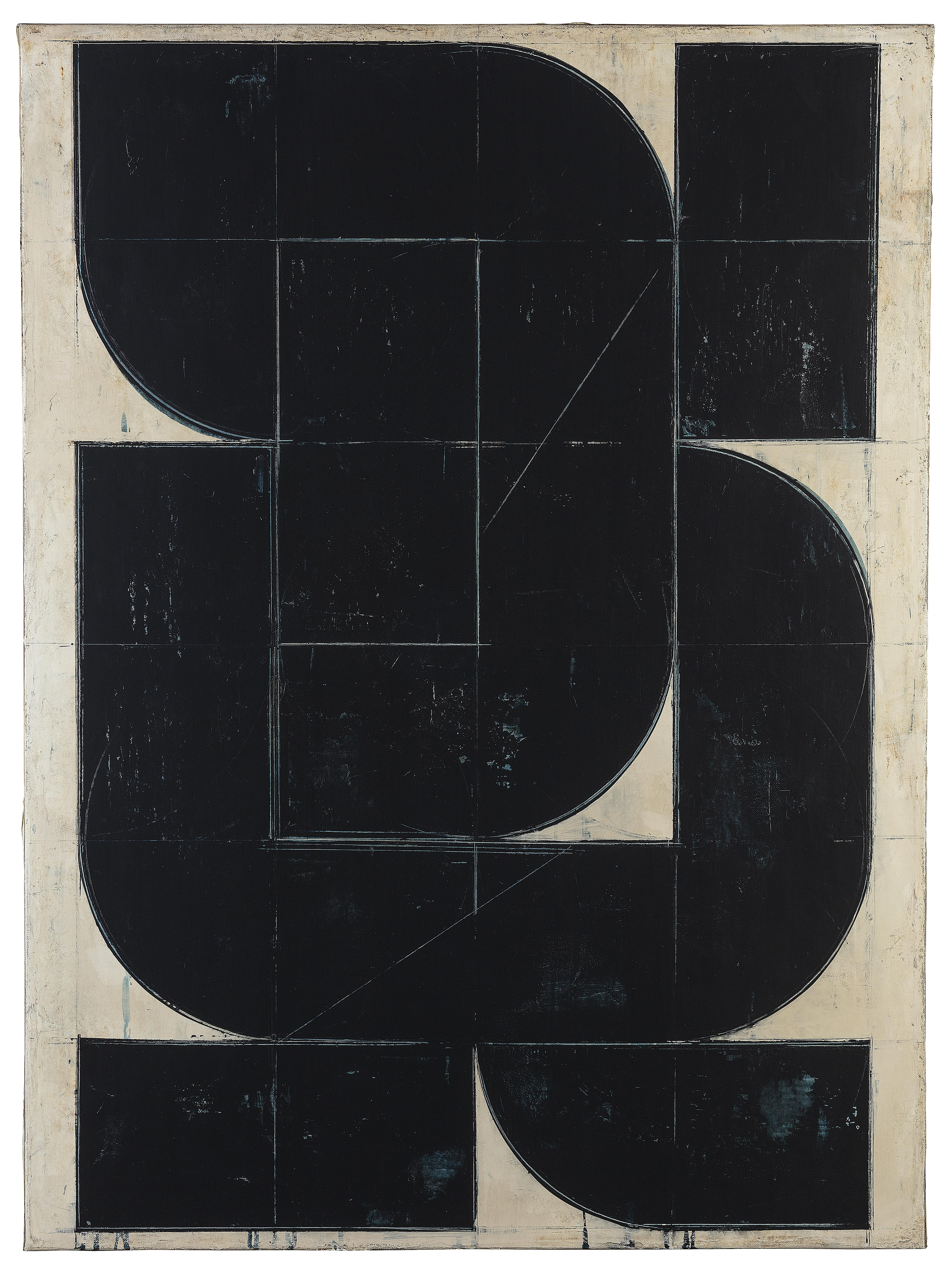 Aleksandar Bezinovic Geometric Abstraction Contemporary Black White Minimalist