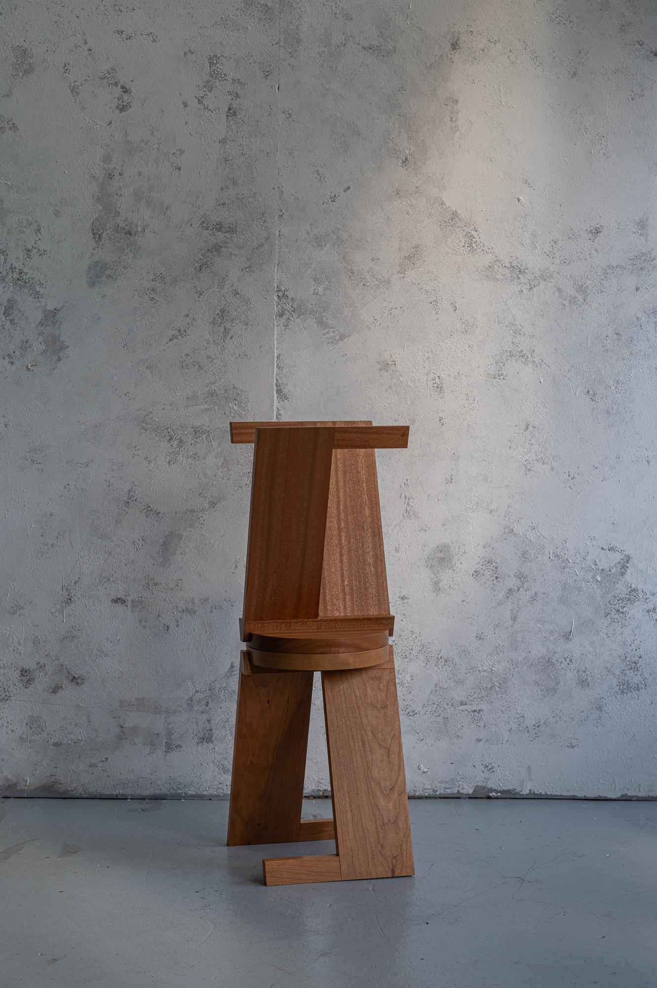 Polonais Aleksander Oniszh Pawn Stool by Nów en vente