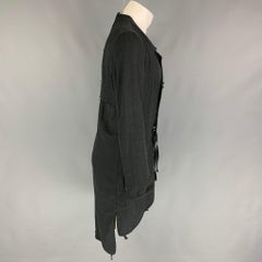 ALEKSANDR MANAMIS Charcoal Linen Viscose Single Breasted Sport Coat