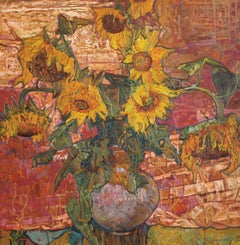 Sari und Sonnenblumen