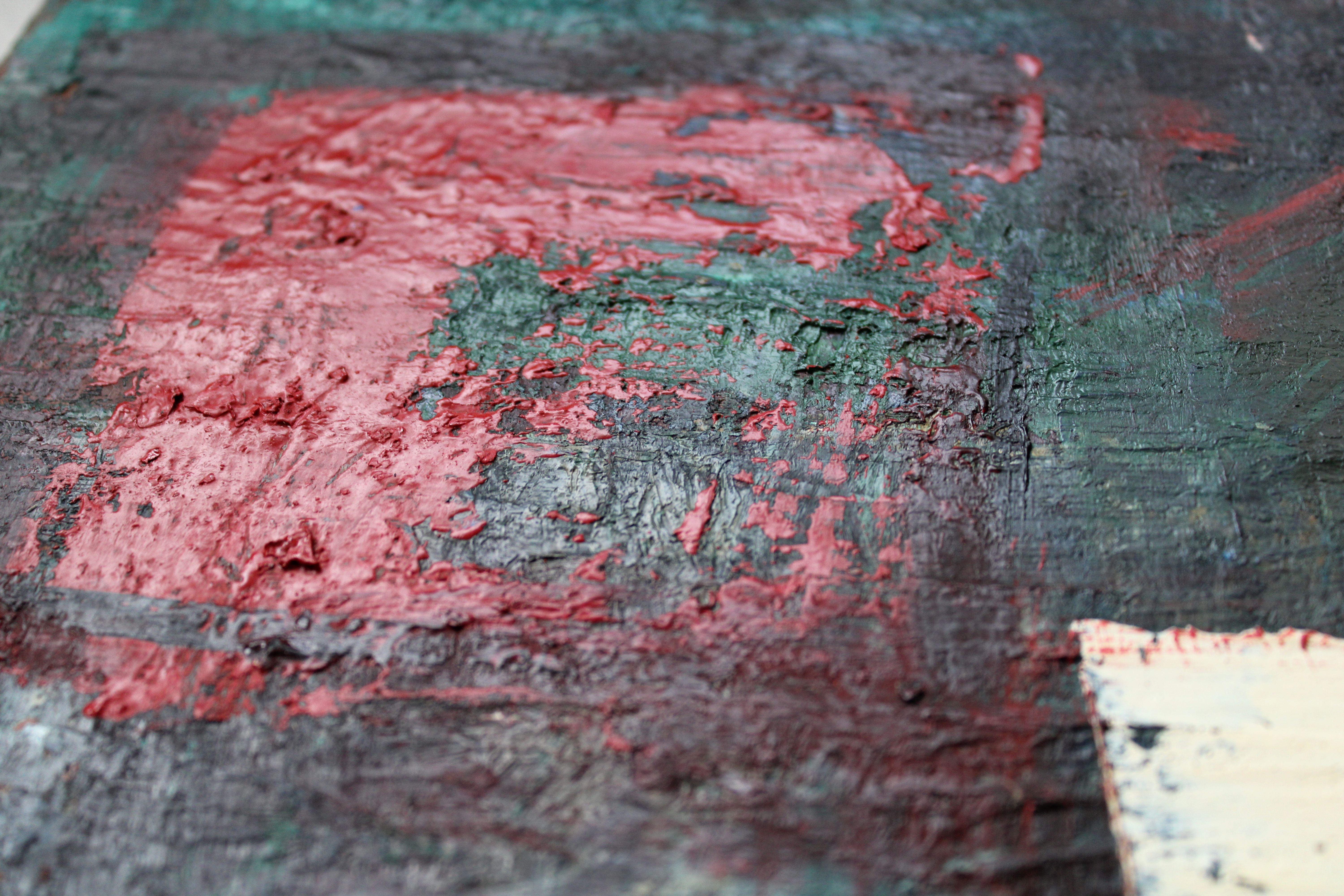 Passagen der Nacht (Schwarz), Abstract Painting, von Aleksandr Rodin (1922-2001)