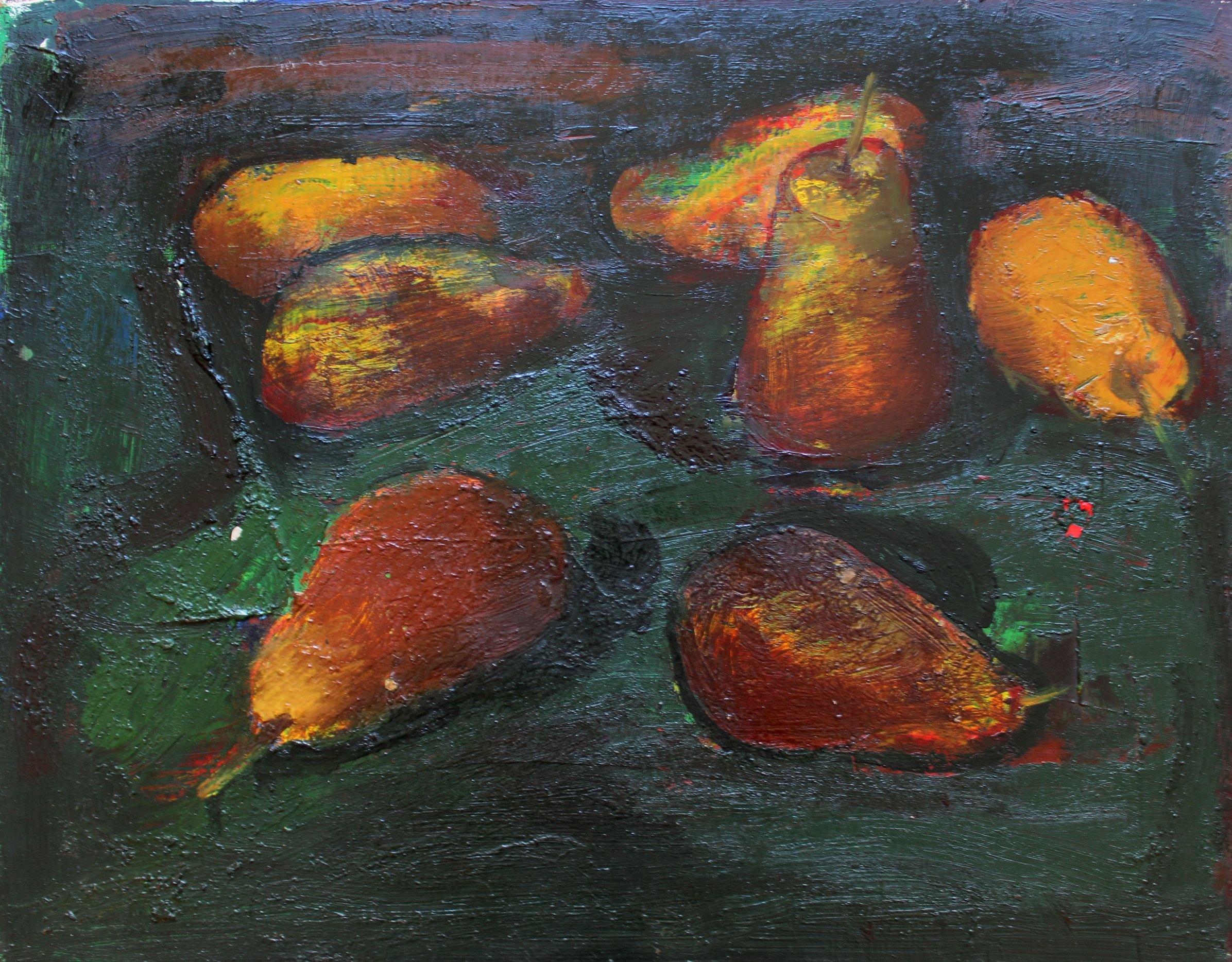 Karton/Öl, 39x50 cm.