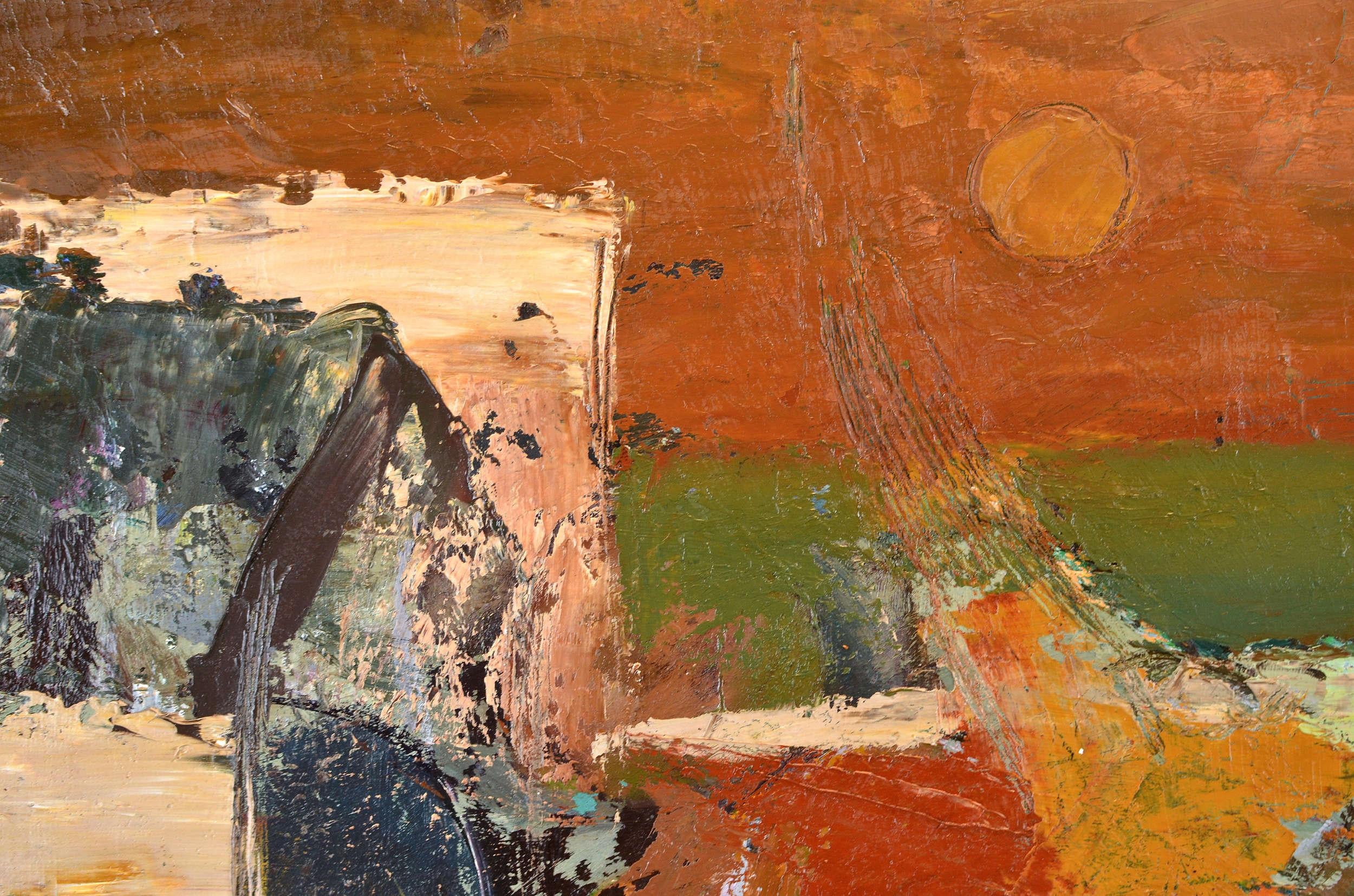 Ciudad , óleo/lienzo, 65x74 cm en venta 3