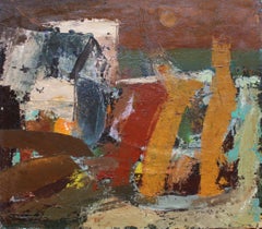 Stadt, Öl/Leinwand, 65x74 cm