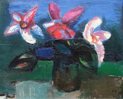 Flowers, canvas/oil, 38x46 cm