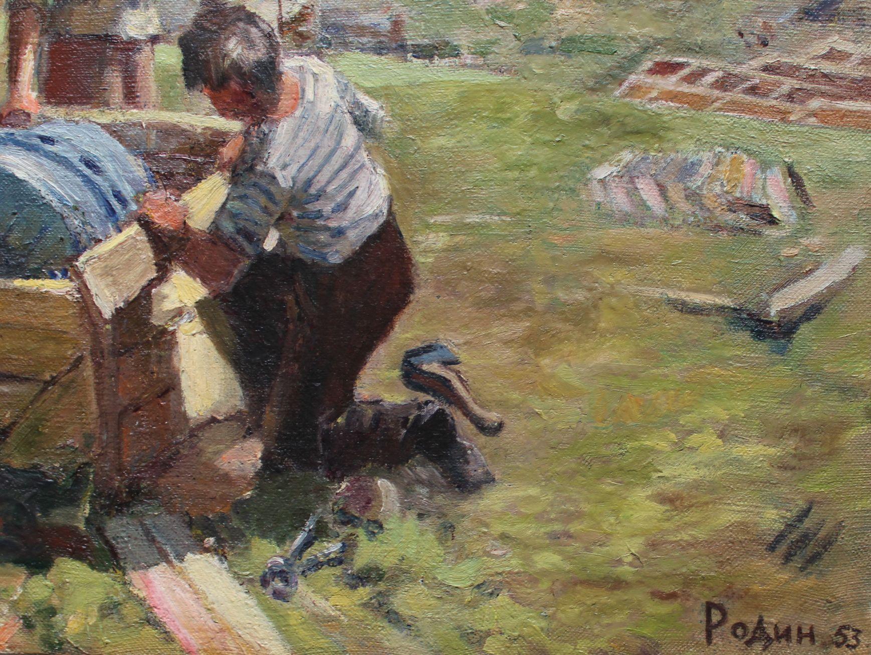 Aleksandr Rodin (1922-2001)

Painter Born in a family of farmers. Wife Rasma Lace - art scholar. Studied at the Stalingrad School of Art, Saratov Art School, graduated from the Department of Painting of LVMA, the diploma work 