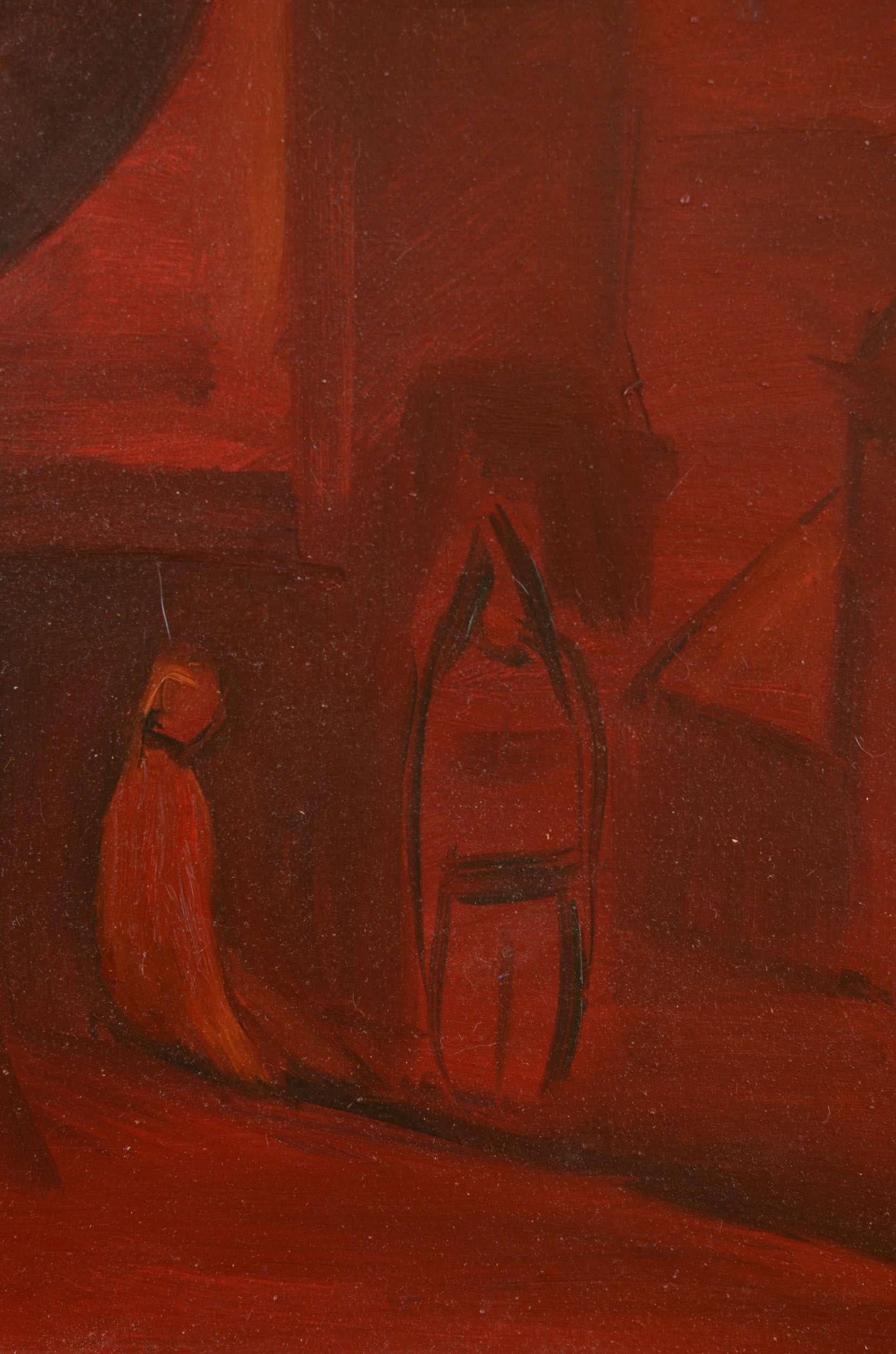 Rote Landschaft im Angebot 1