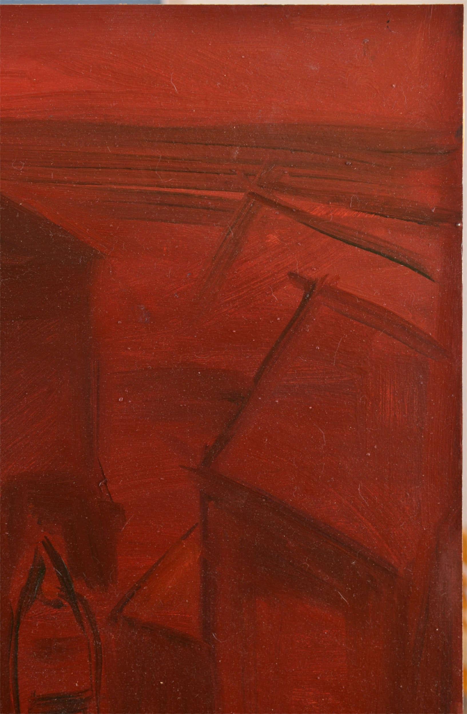 Rote Landschaft im Angebot 3