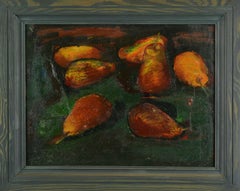 Still Life with Pears. Late 21st century. Oil on cardboard, 39x50 cm