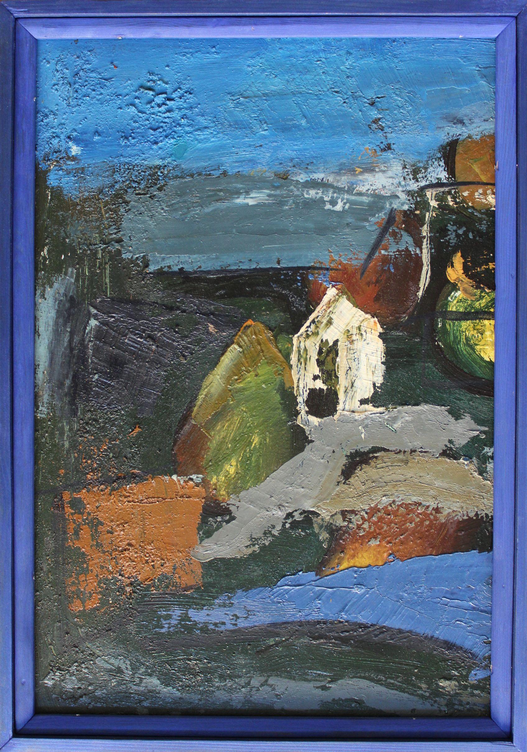 Tulipanes  cartón/óleo, 49x33,5 cm, doble cara, apaisado por el otro lado en venta 1