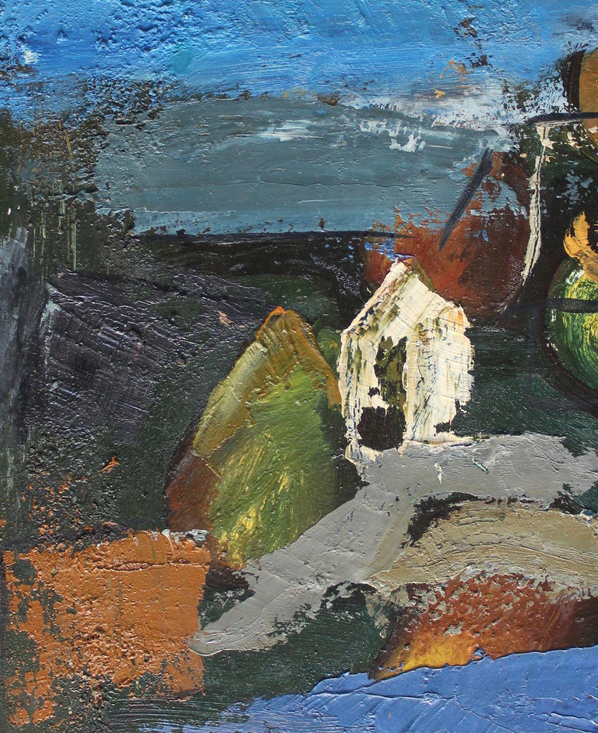 Tulipanes  cartón/óleo, 49x33,5 cm, doble cara, apaisado por el otro lado en venta 2
