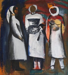 Nacimiento del Cordero. Cartón, óleo, 65x60 cm