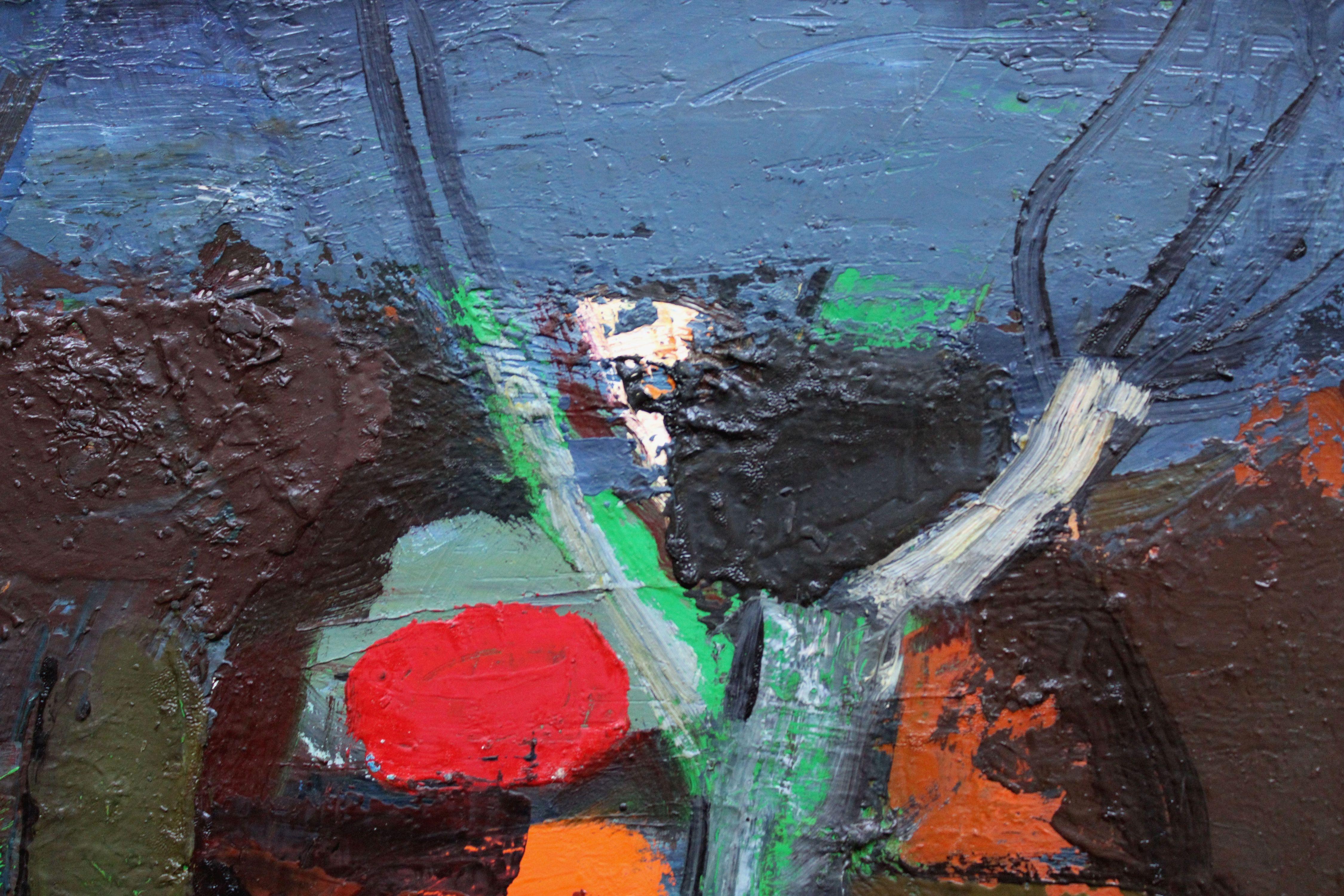 Landschaft am Fluss. Öl auf Karton, 47. 5 x 69. 5 cm

Aleksandr Rodin (1922-2001)
Maler, geboren in einer Bauernfamilie. Ehefrau Rasma Lace - Kunstwissenschaftlerin. Studium an der Stalingrader Kunstschule, Kunstschule Saratow, Abschluss an der