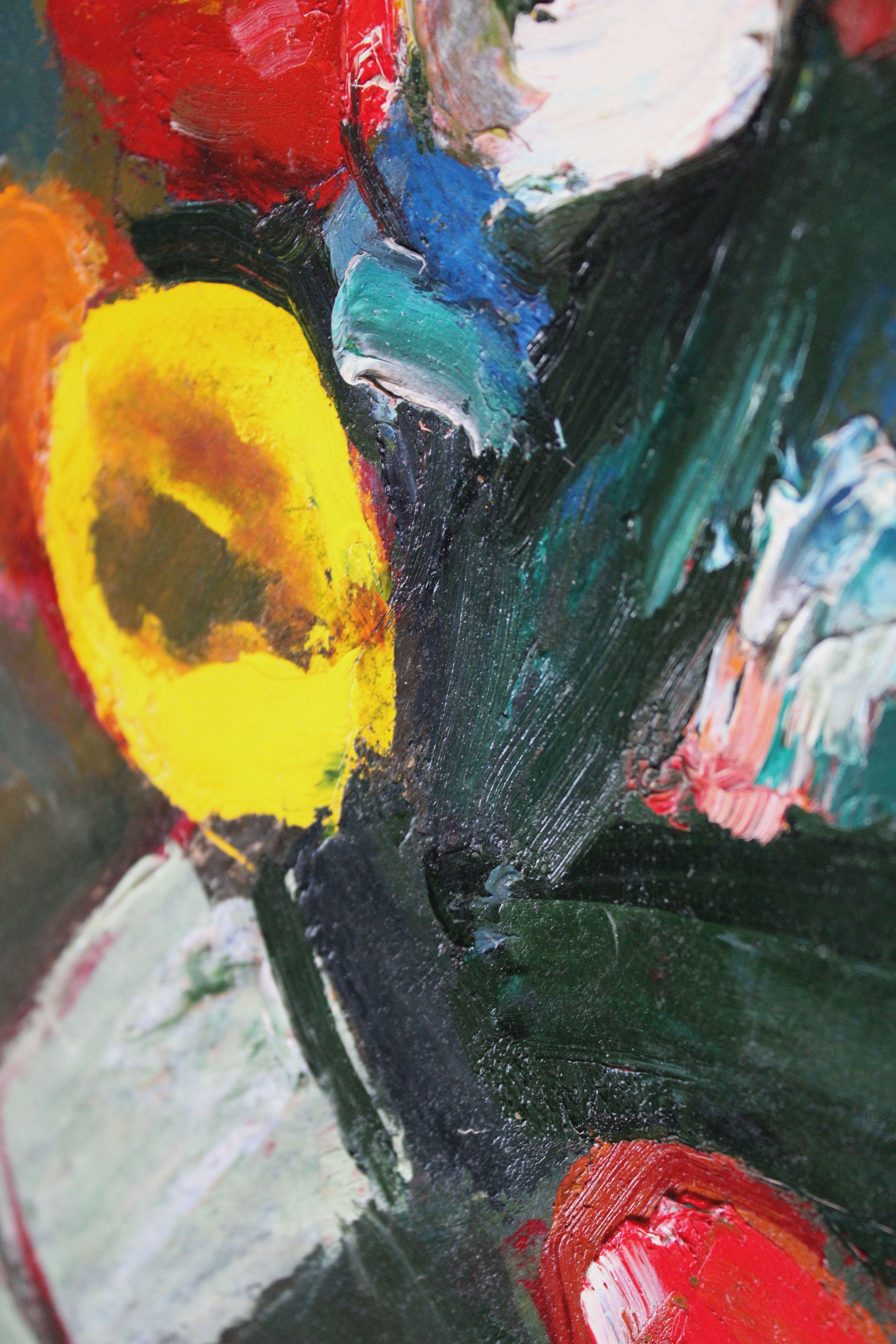 Tulipanes con pera. Óleo sobre cartón, 50x40 cm

Aleksandr Rodin (1922-2001)
Pintor Nacido en una familia de agricultores. Esposa Rasma Lace - estudiosa del arte. Estudió en la Escuela de Arte de Stalingrado, Escuela de Arte de Saratov, se graduó en