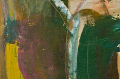 Village. Oil on cardboard, 79. 5 x 100. 5 cm